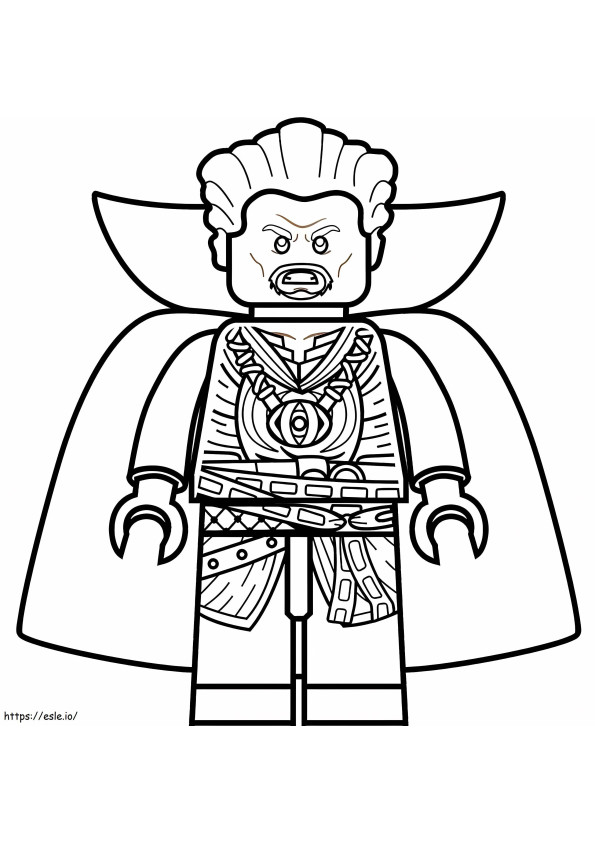 1535093122 Lego Dr Strange A4 coloring page
