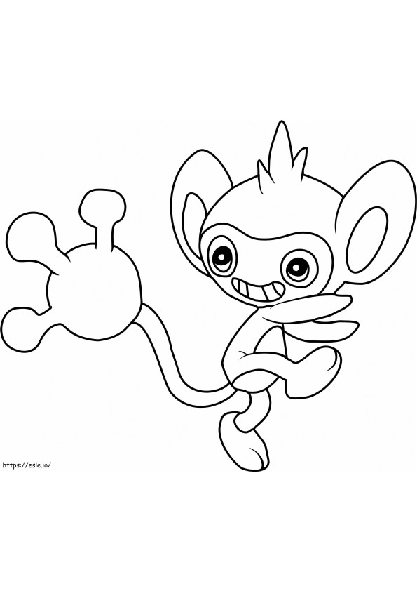 Pokemon Aipom coloring page