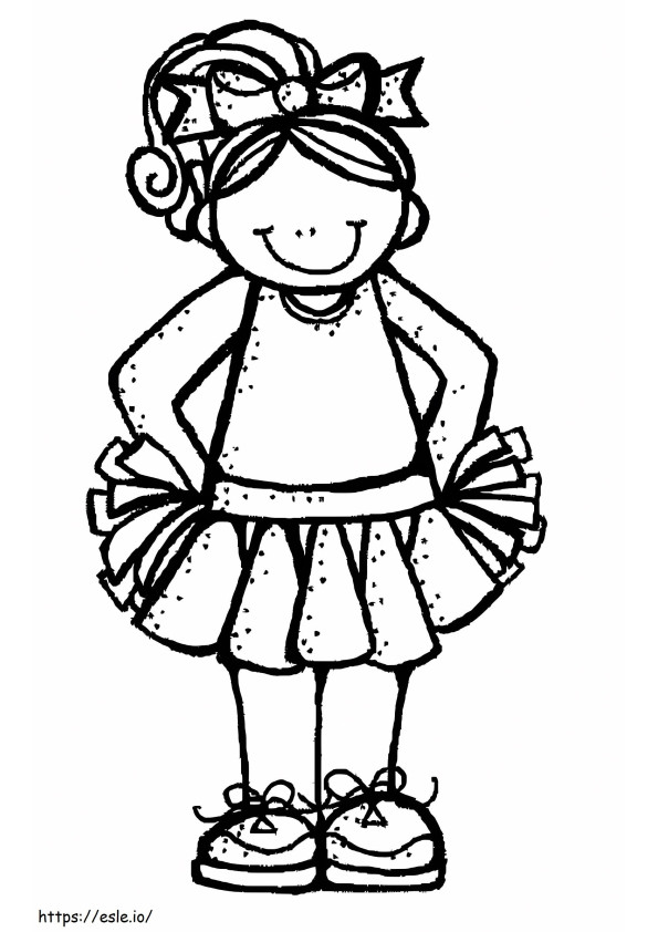 Ballet Girl Melonheadz coloring page