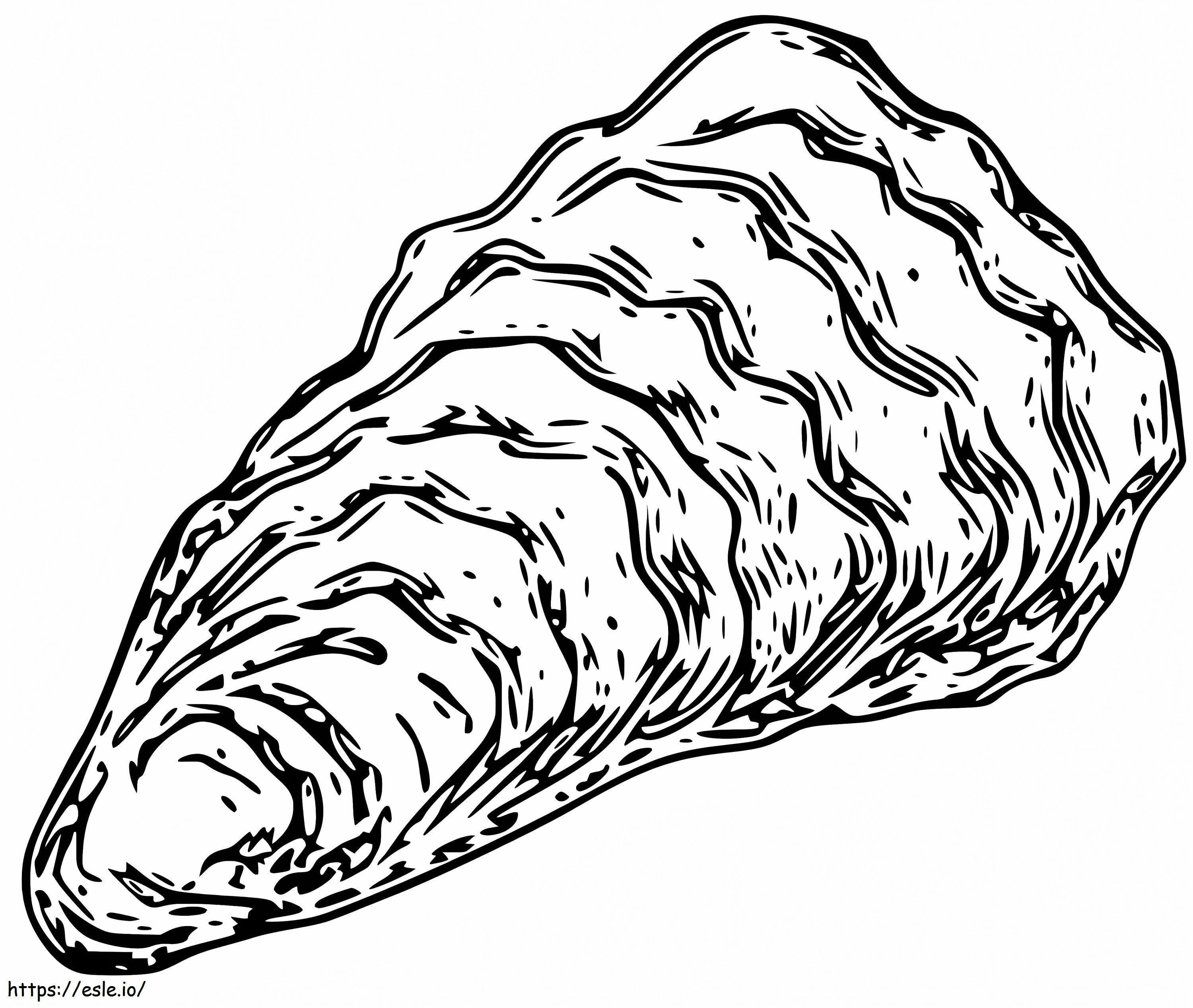 Printable Oyster coloring page