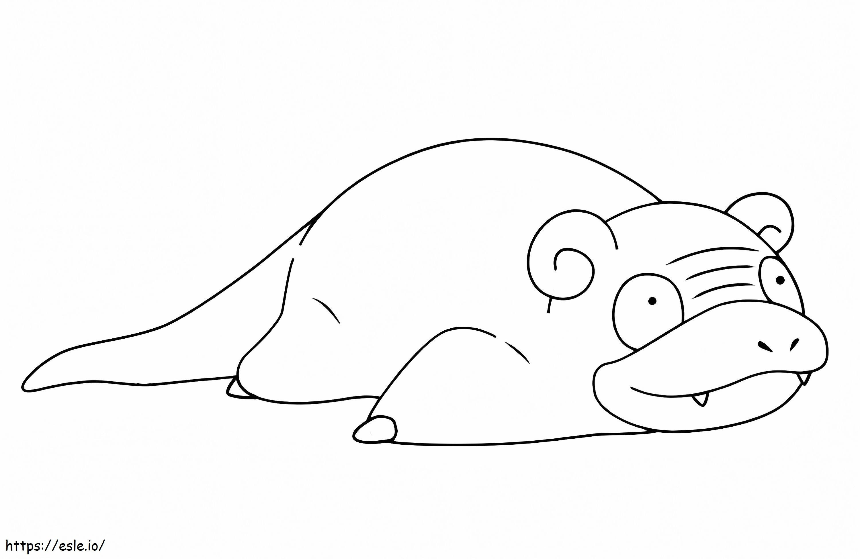 Gallery Slowpoke coloring page
