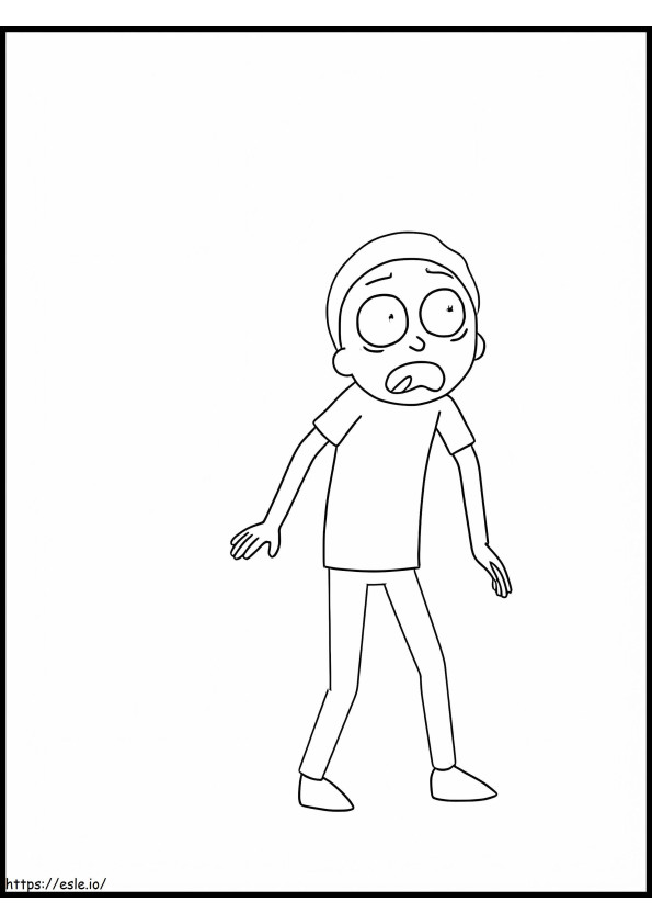 Morty Smith spaventato