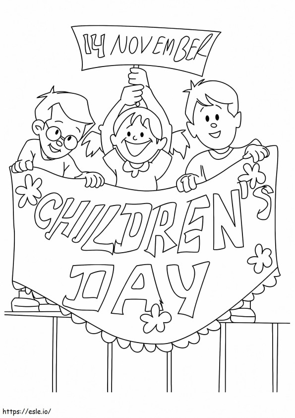 1527063163_Happy Children’S Day A4 coloring page