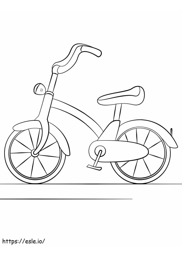 1527239488 Bicycle coloring page