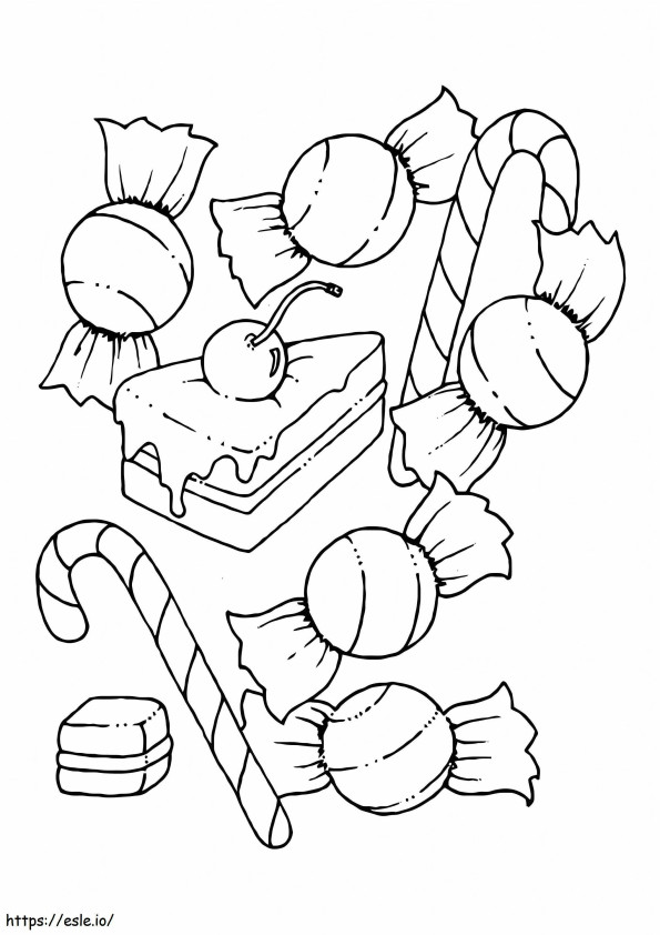 Candy Of Candyland coloring page