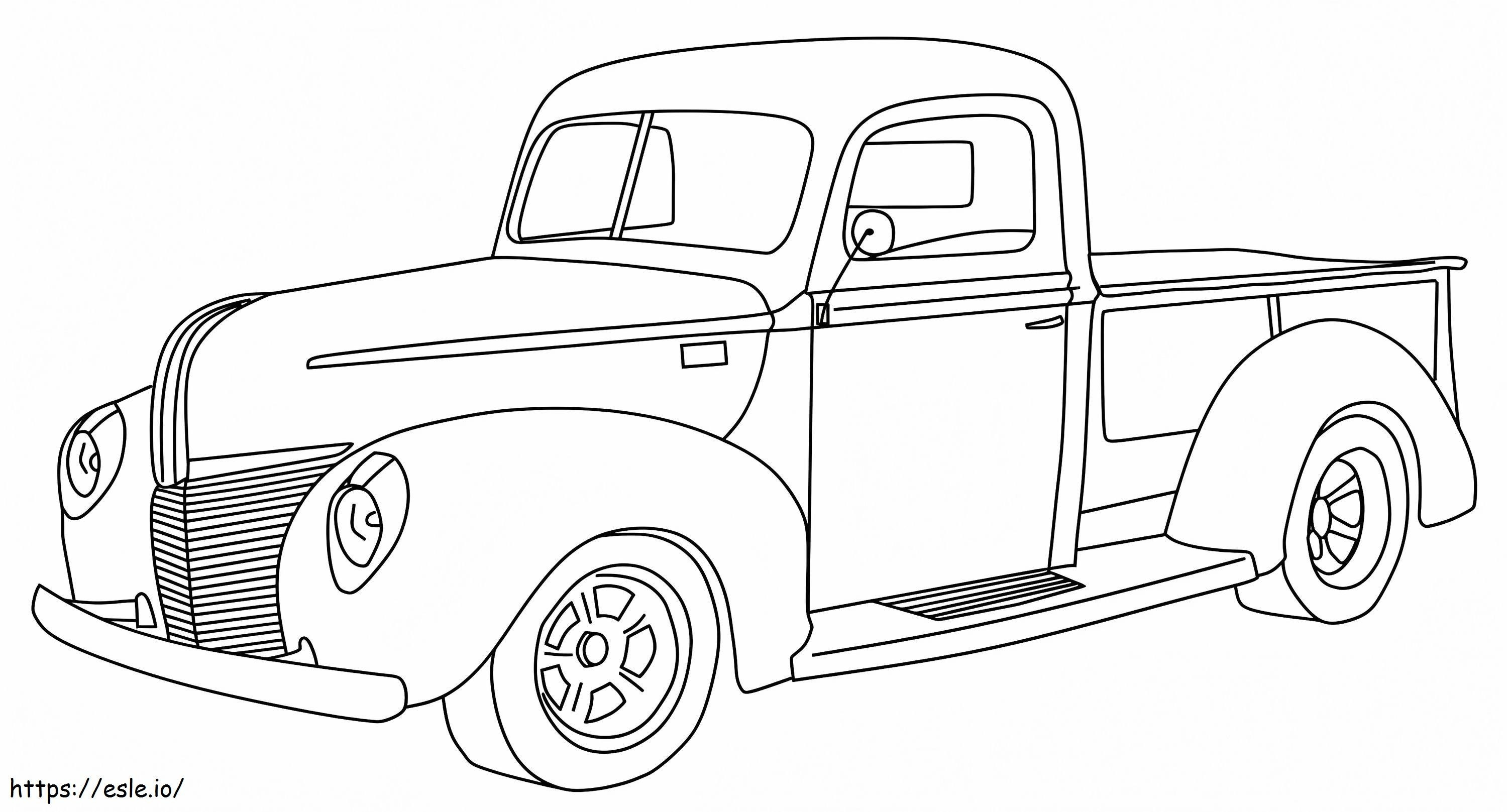 Coloriage 1560761911 1940 Ford Pick-up A4 E1600617855510 à imprimer dessin