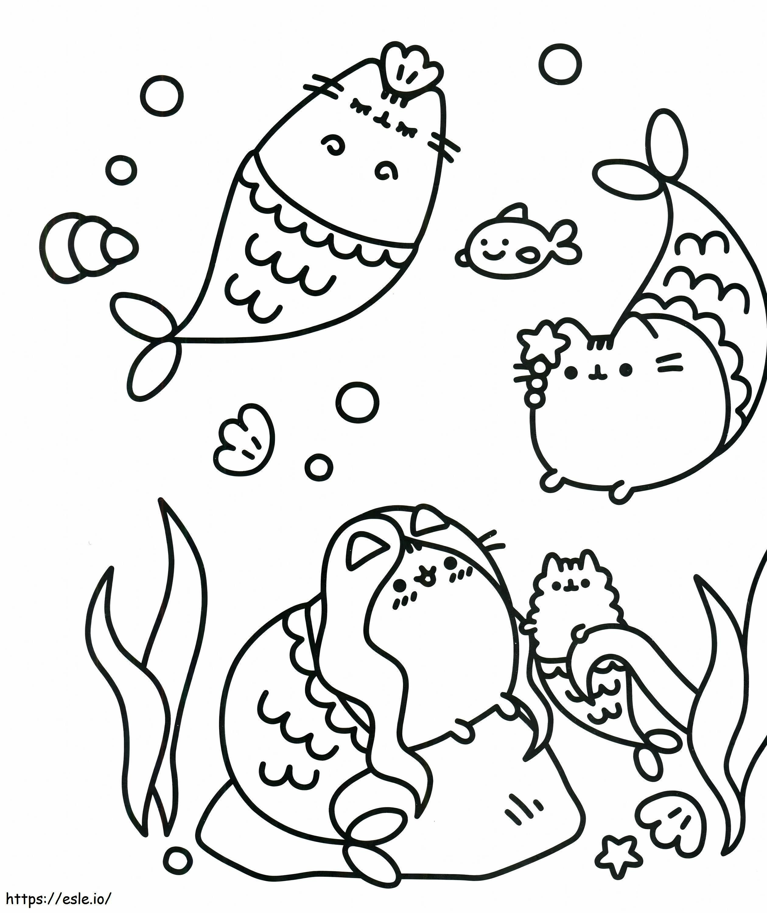 1541488746 Hurry Pusheen New Best Friends Scaled 2 coloring page