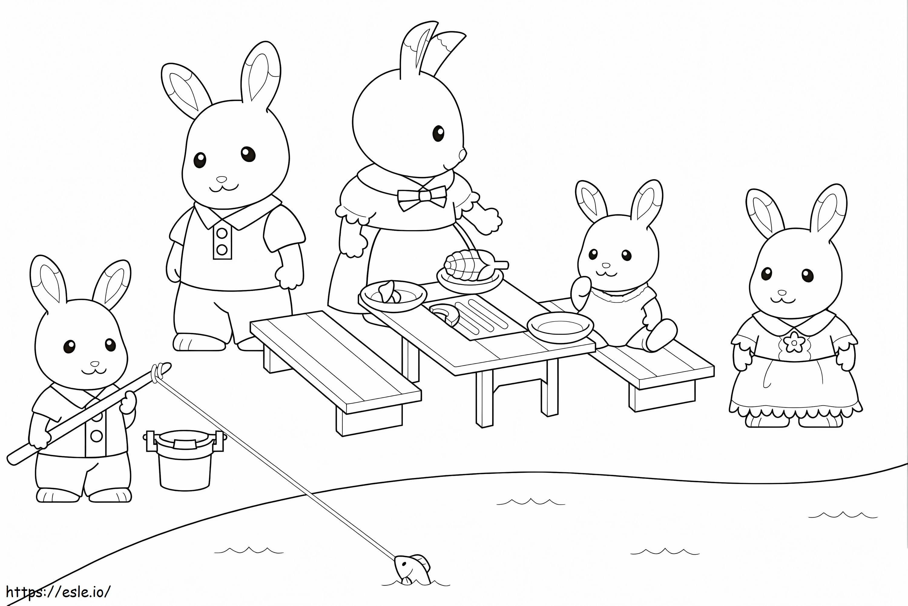 Sylvanian Families 15 coloring page