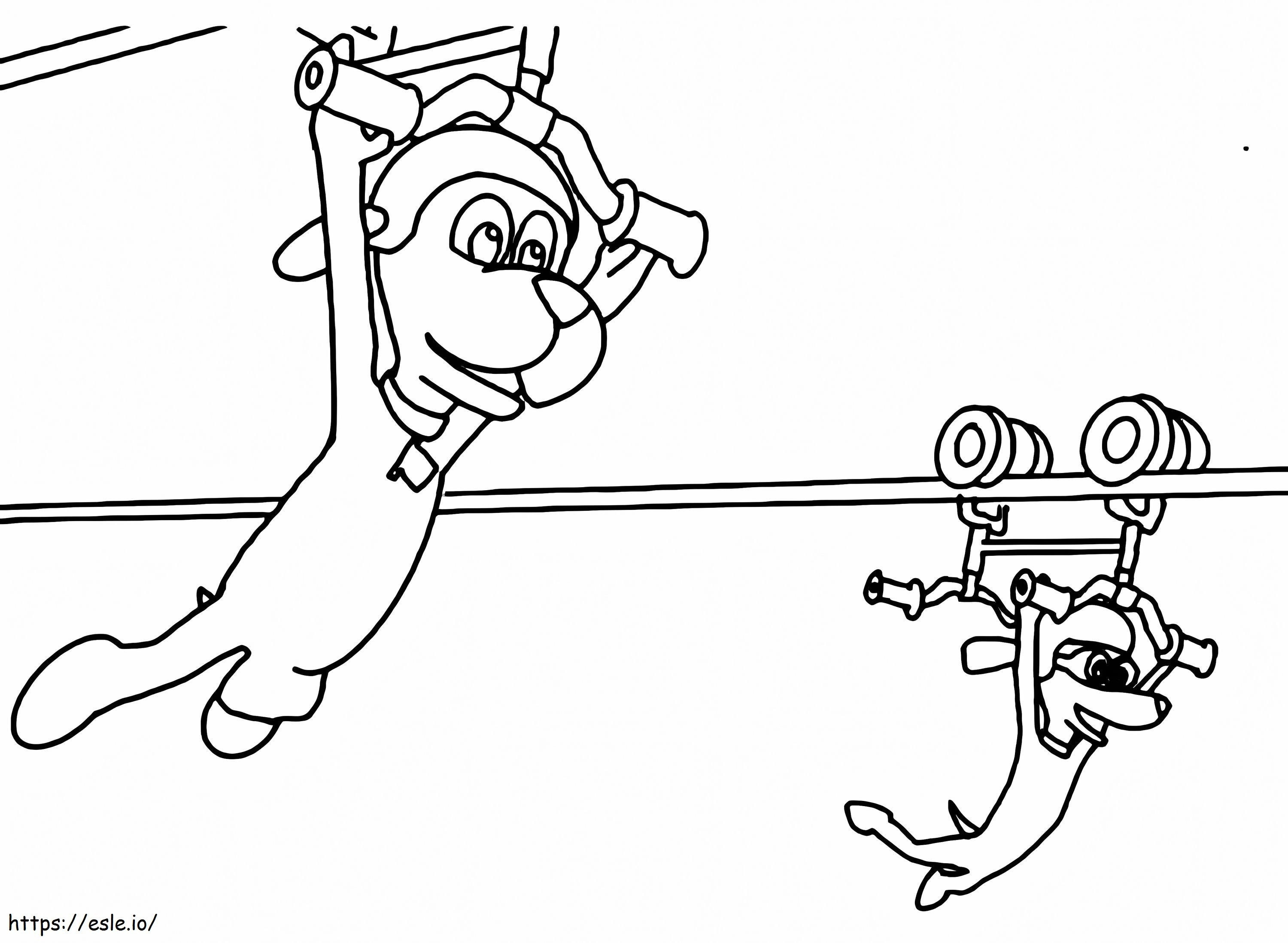 Go Dog Go 4 coloring page