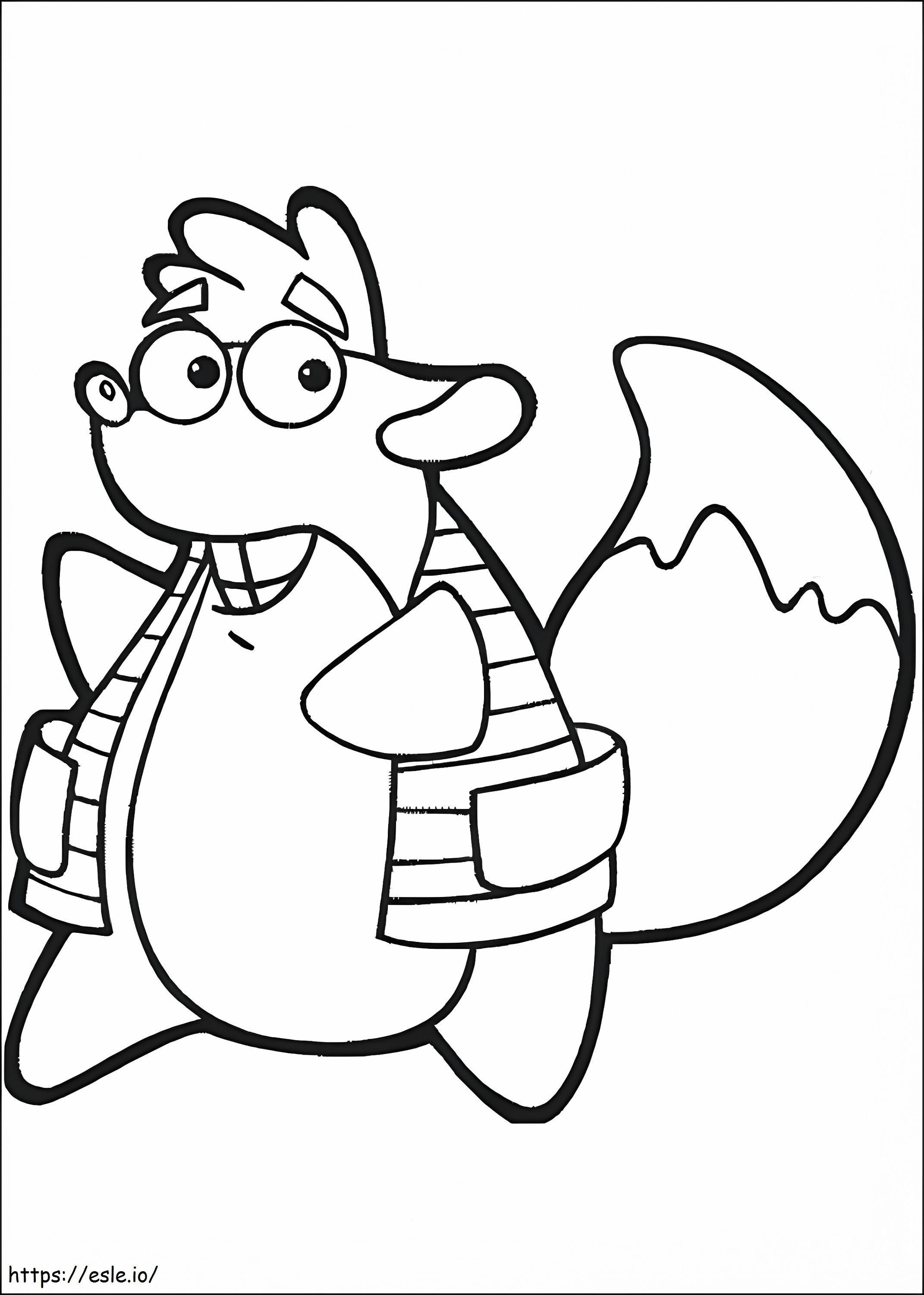 Land von Dora The Explorer ausmalbild zum Ausdrucken