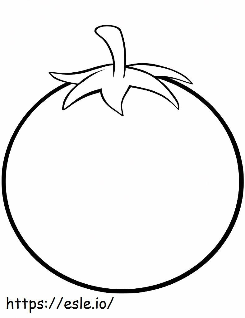 Simple Tomatoes coloring page