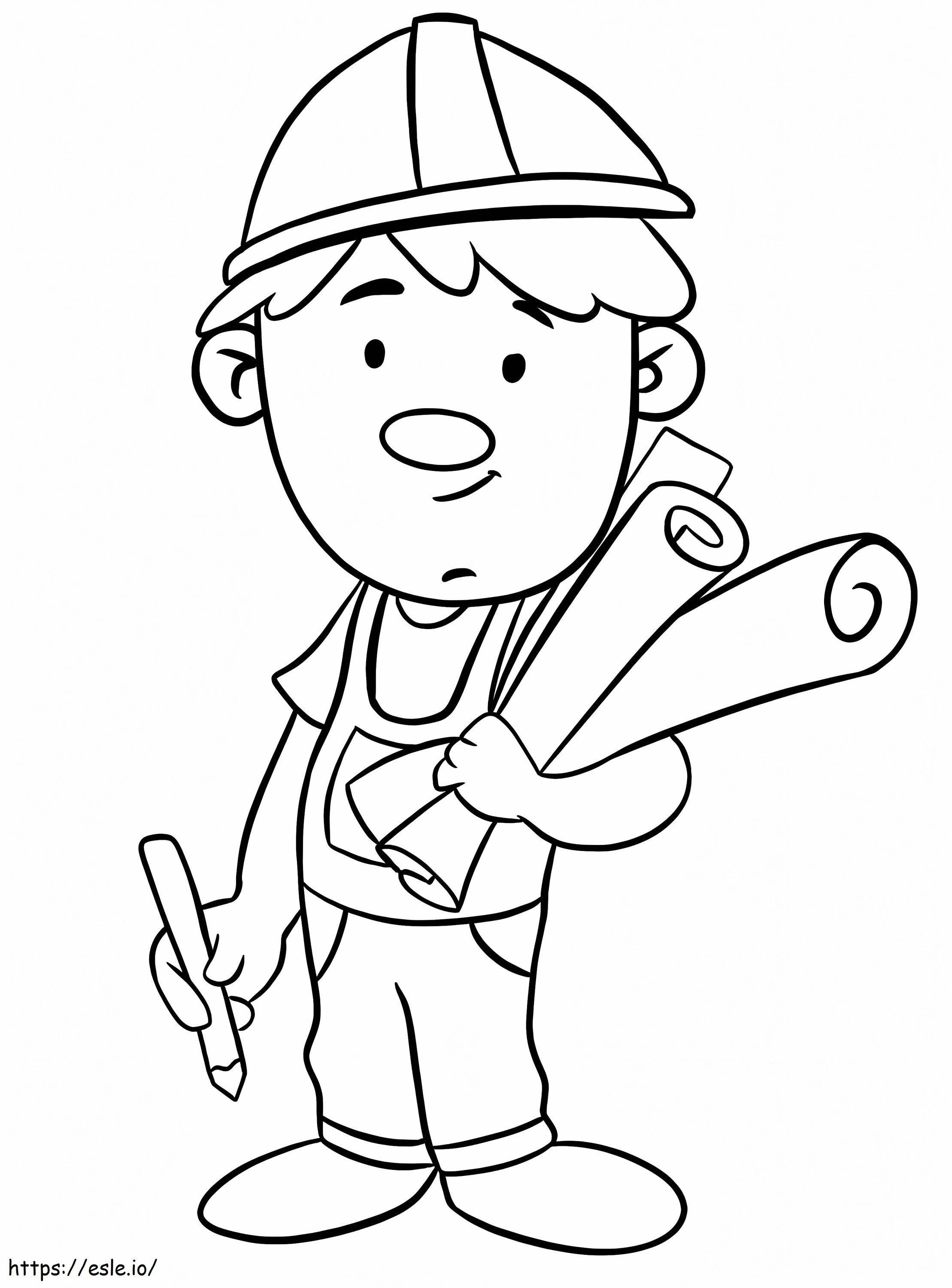 Engineer 1 coloring page