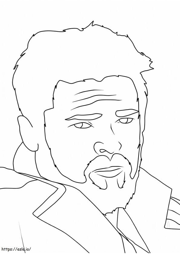 Billy Butcher From The Boys coloring page