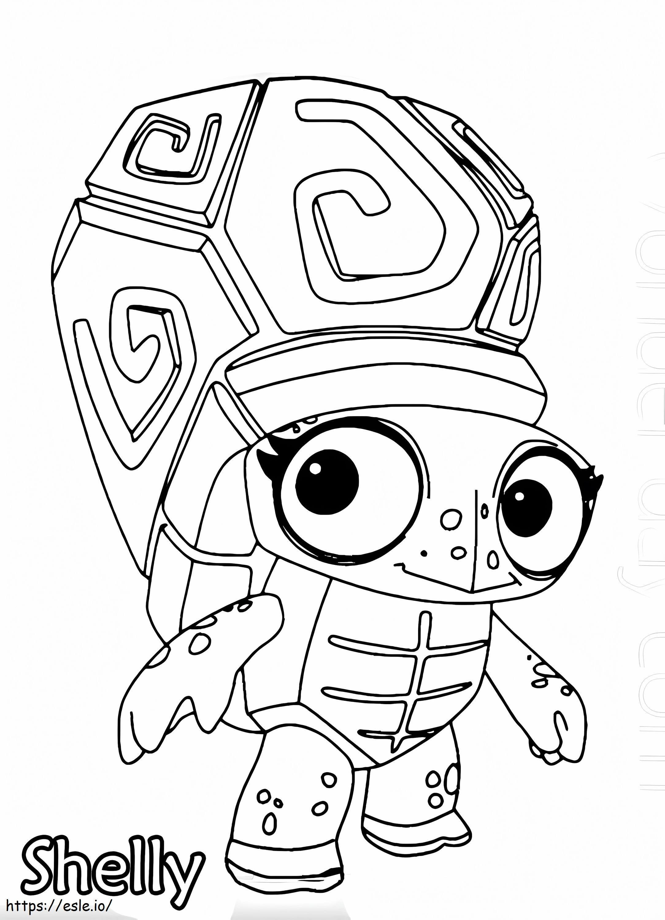 Shelly Zooba coloring page