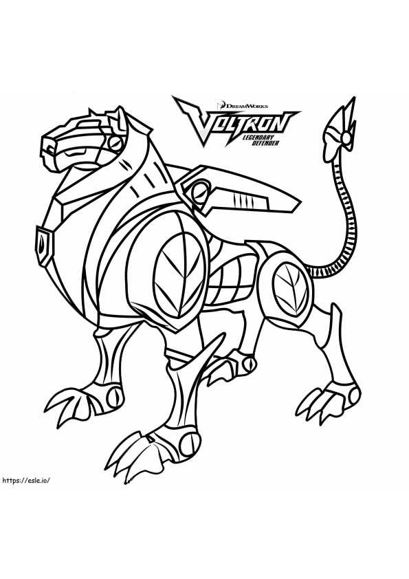 1528164343 Voltron Black Lion coloring page