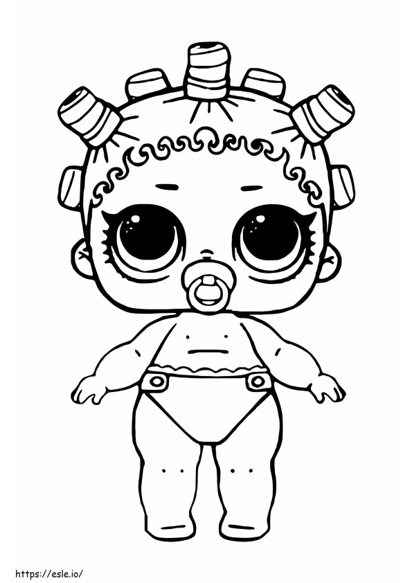 LOL Baby Lil Space Queen coloring page