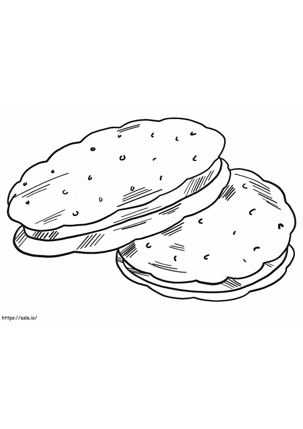 Cookies 2 coloring page