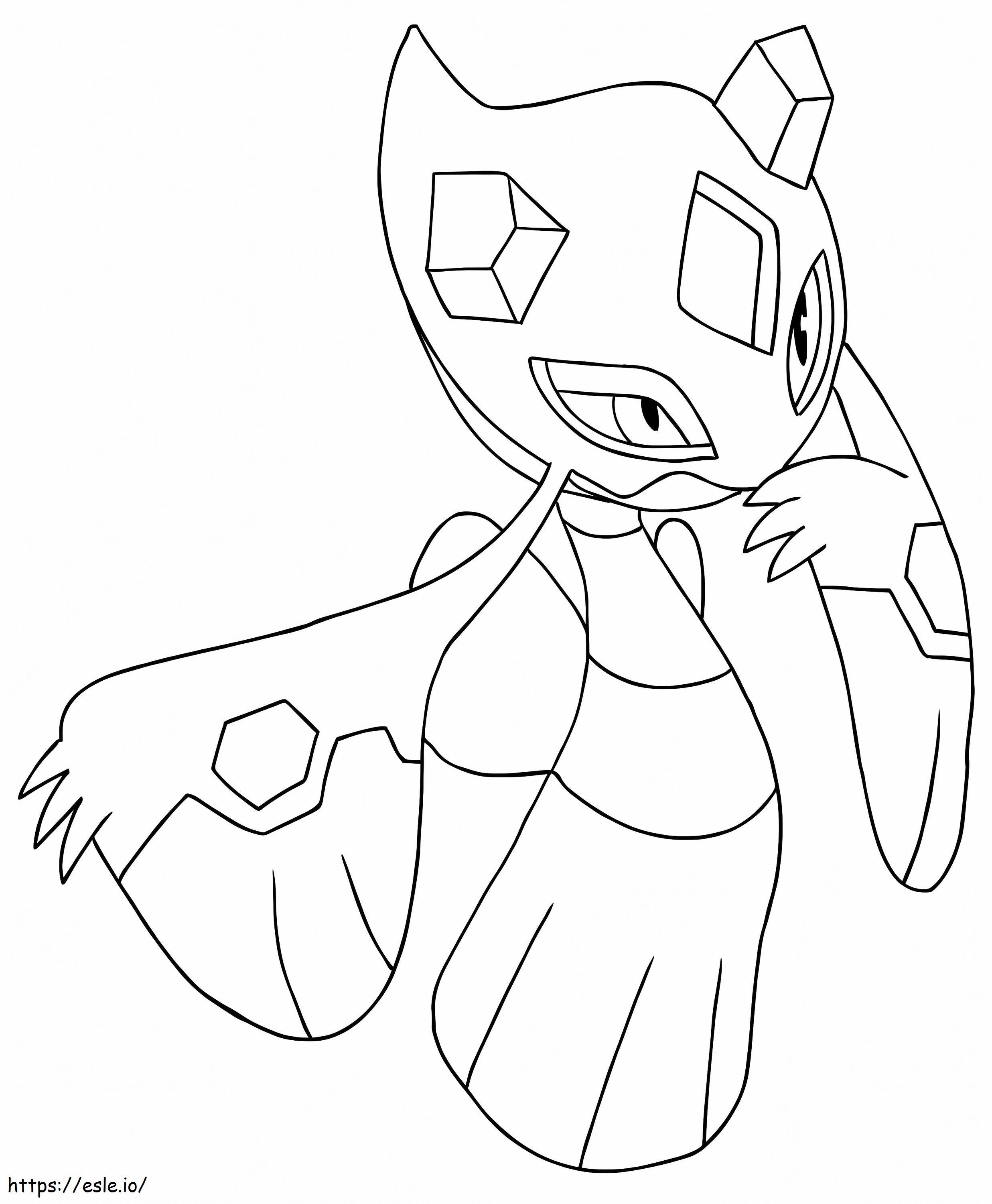 Printable Froslass Pokemon coloring page
