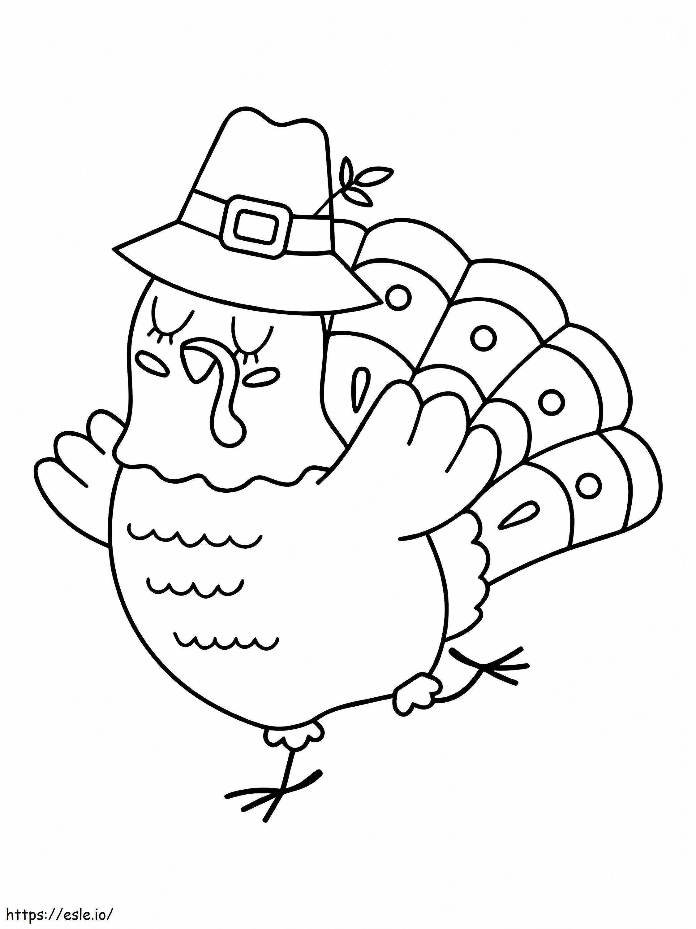 Happy Free Turkey 2 värityskuva