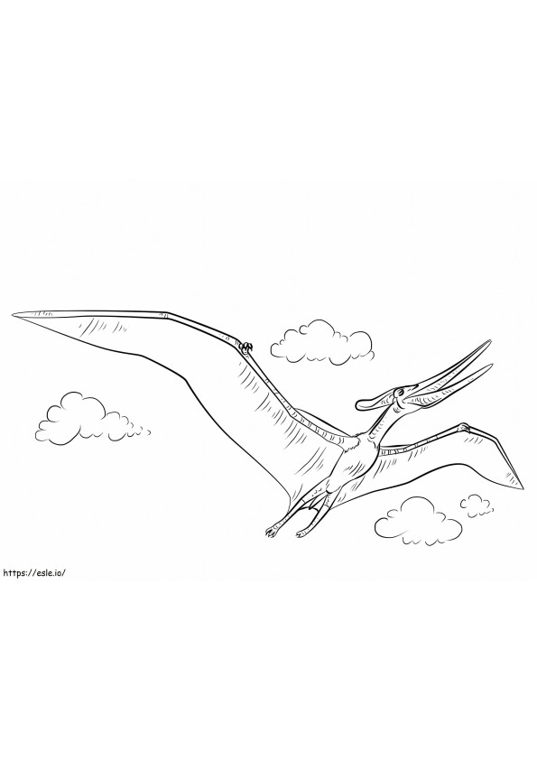 Pteranodon 1024X768 de colorat