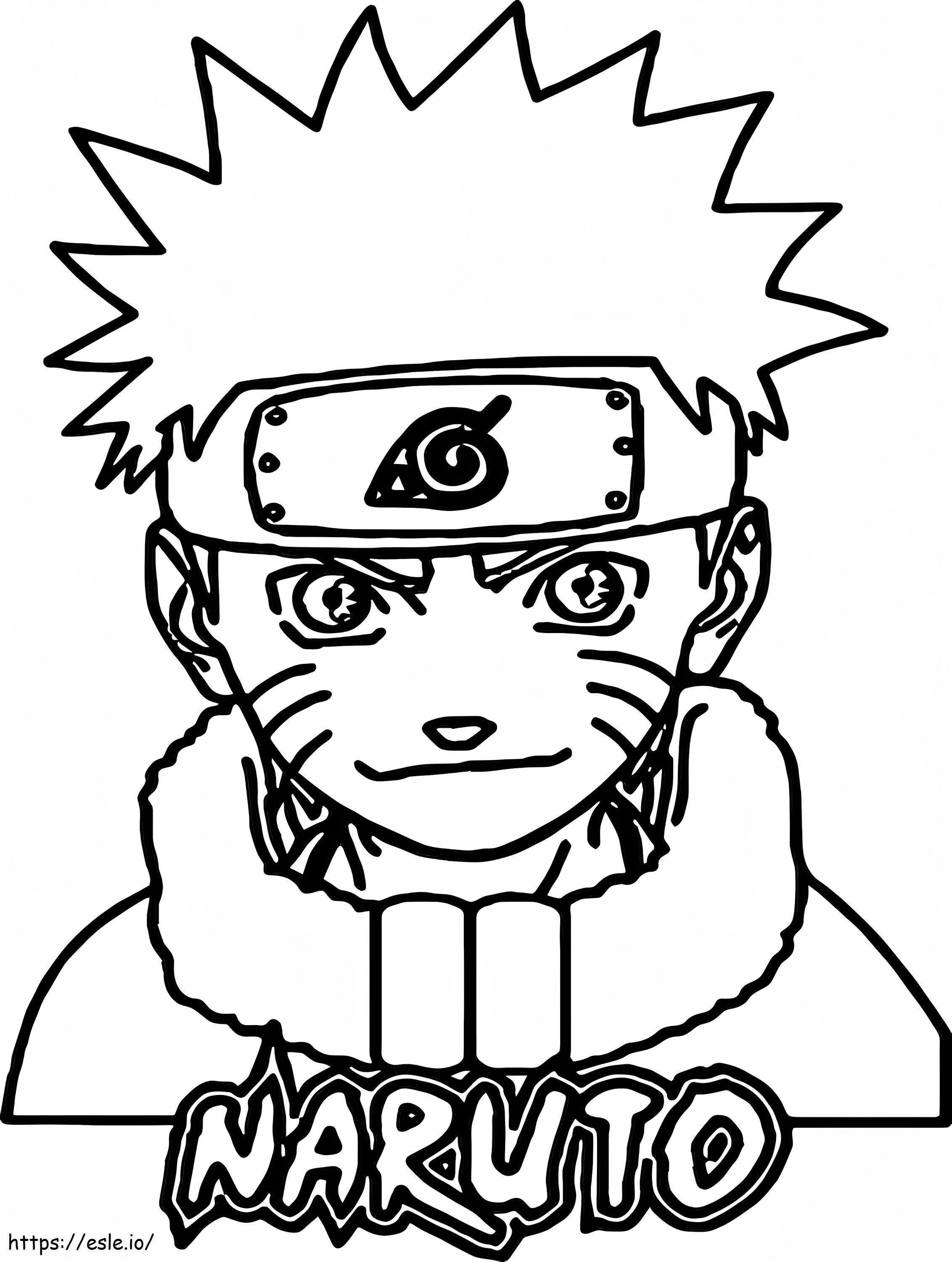 Coloriage Incroyable Naruto à imprimer dessin