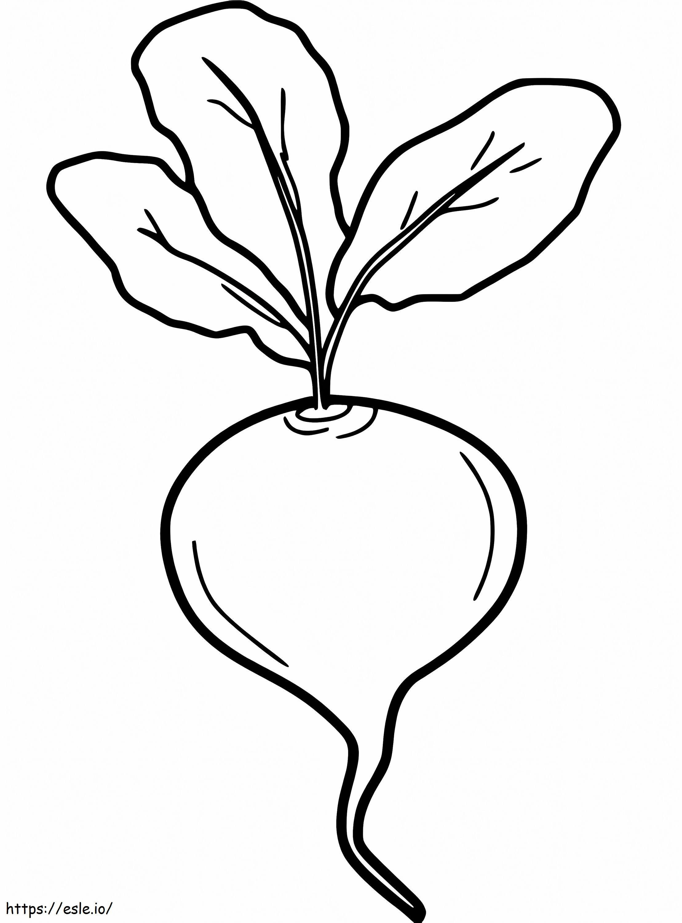 Turnip 5 coloring page