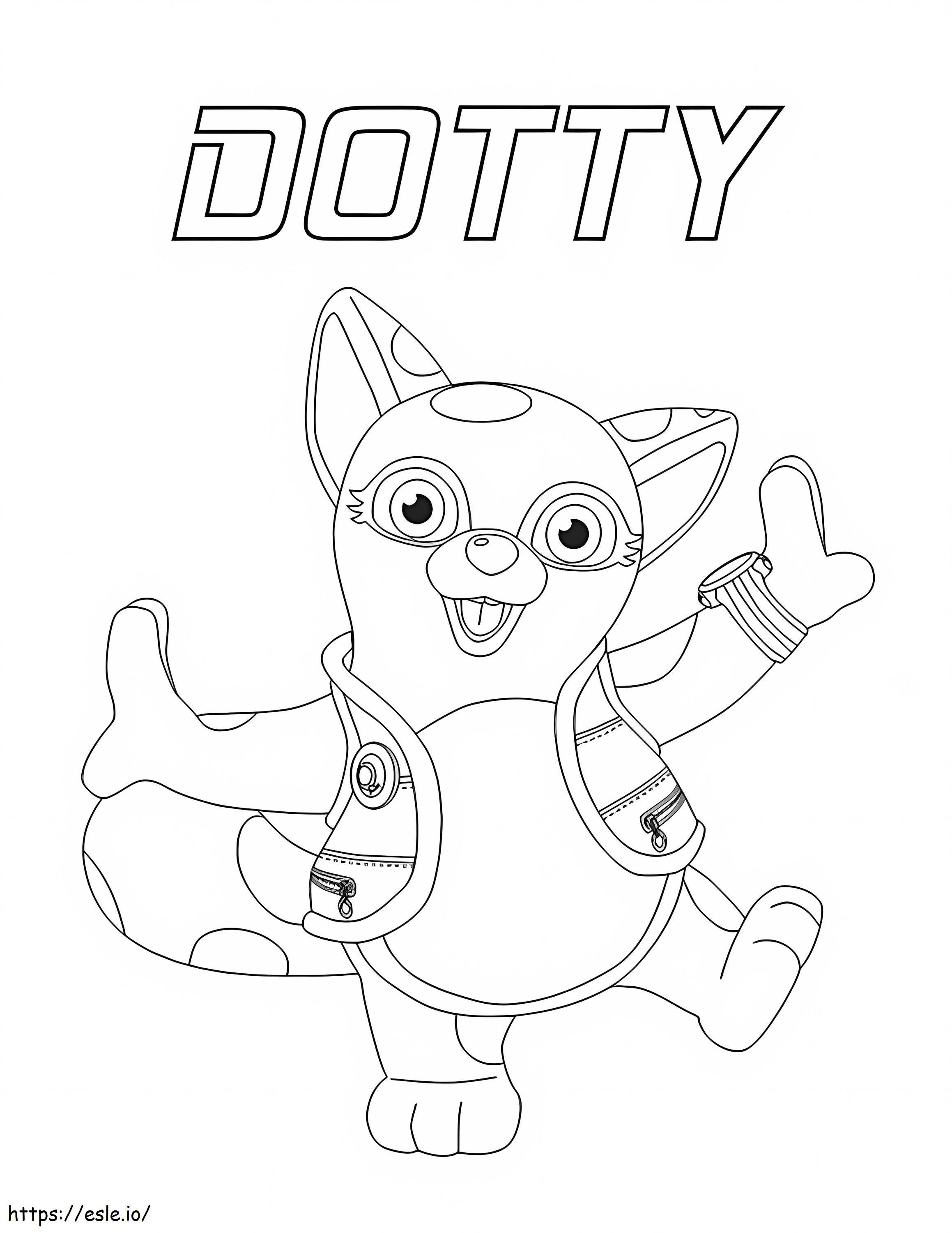 Dotty, do Agente Especial Oso para colorir