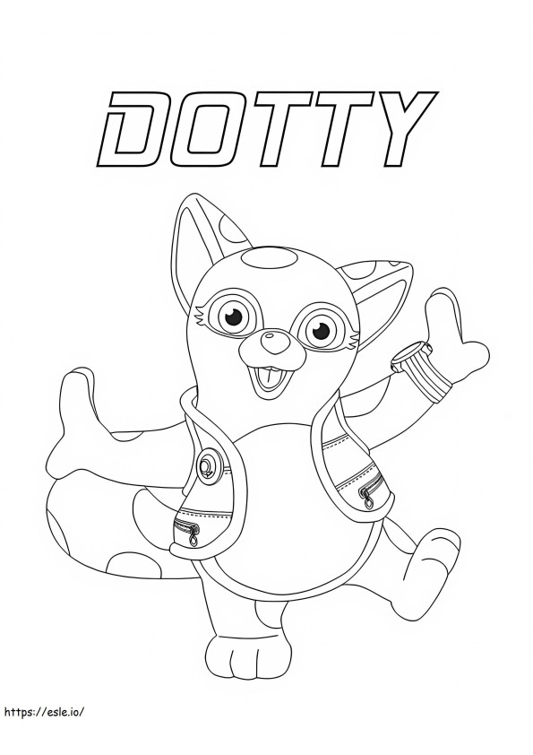 Dotty, do Agente Especial Oso para colorir