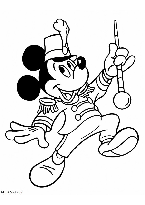 Disney Mickey 801X1024 de colorat