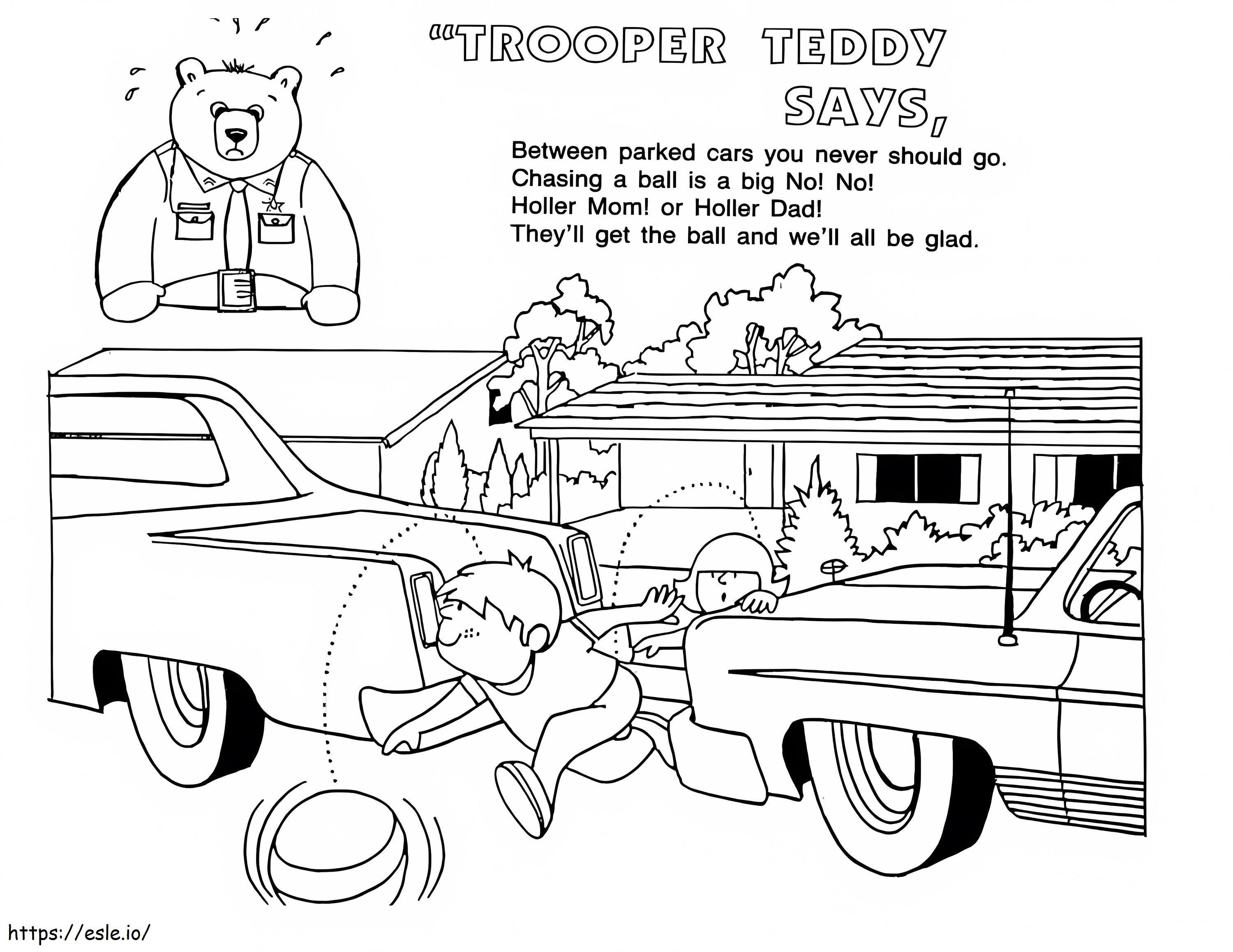 Child Safety 4 coloring page