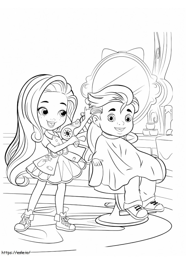 Hairdorables 11 coloring page