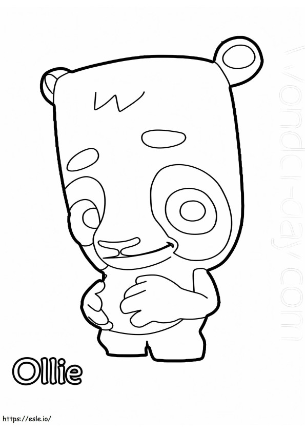 Ollie Zooba coloring page