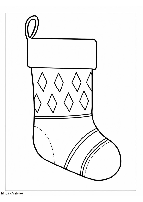Sweet Sock coloring page