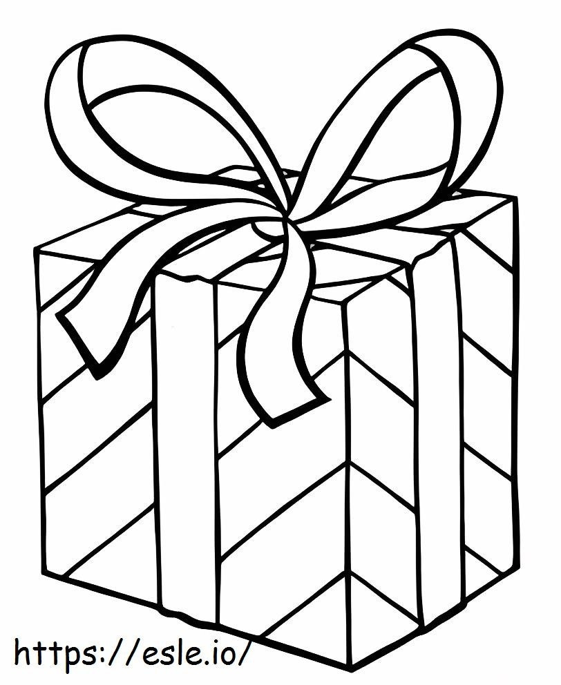 Amazing Gift Box coloring page