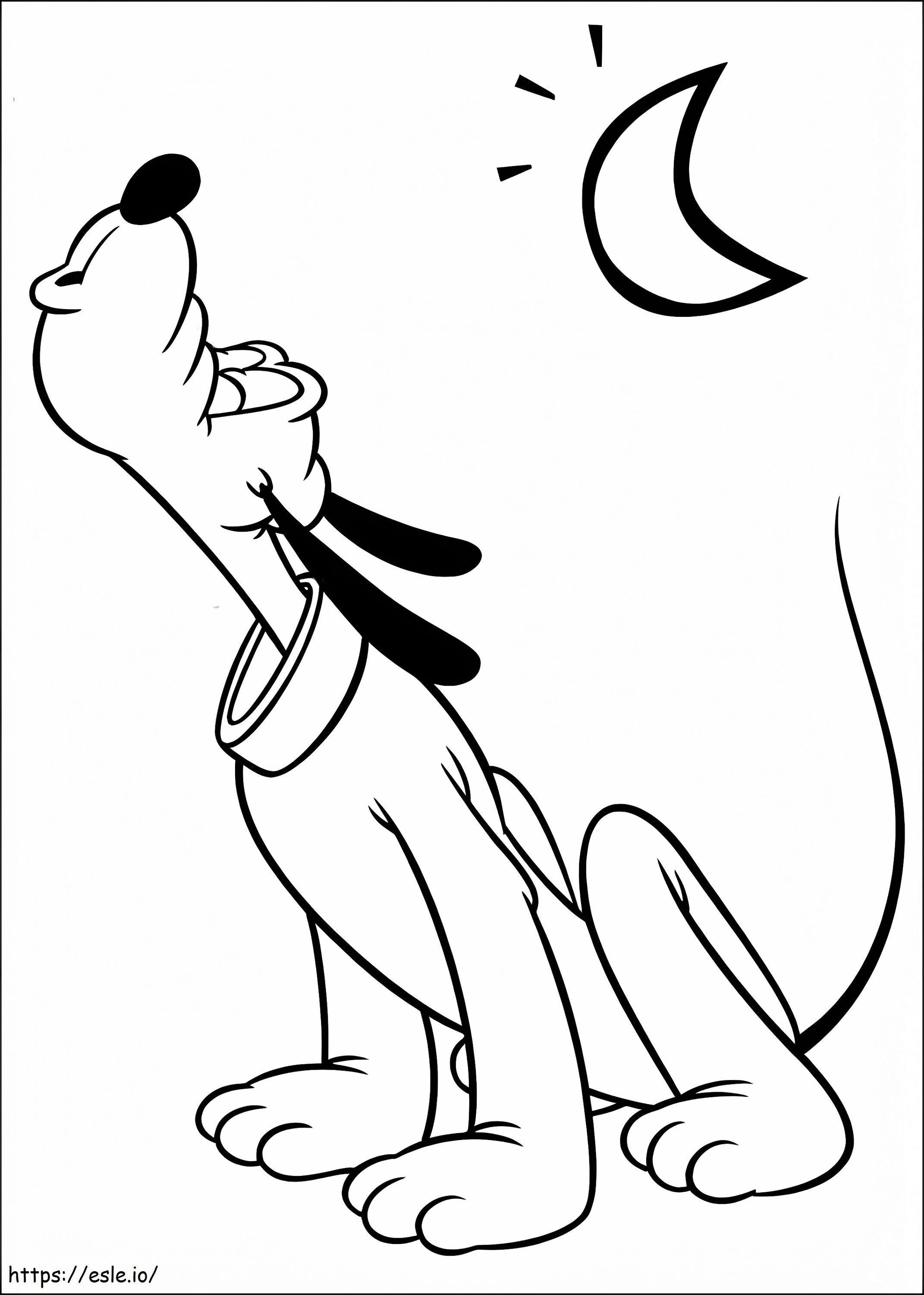 Perfect Pluto coloring page