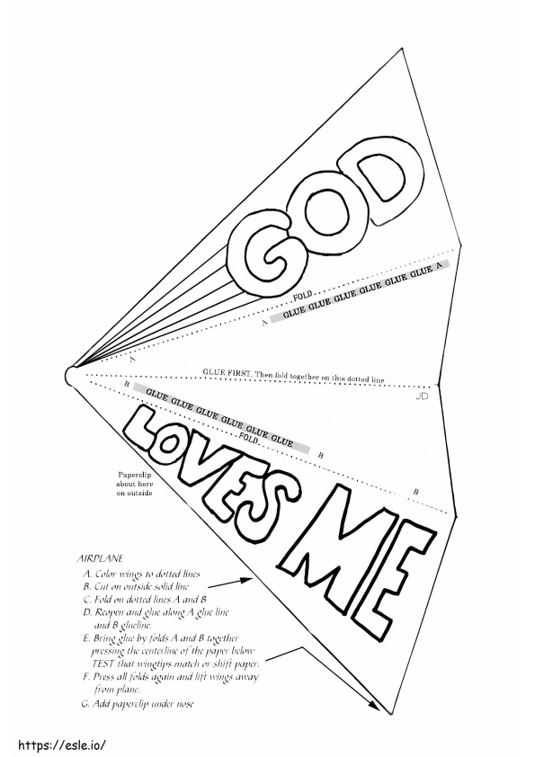 Paper Airplane God Loves Me