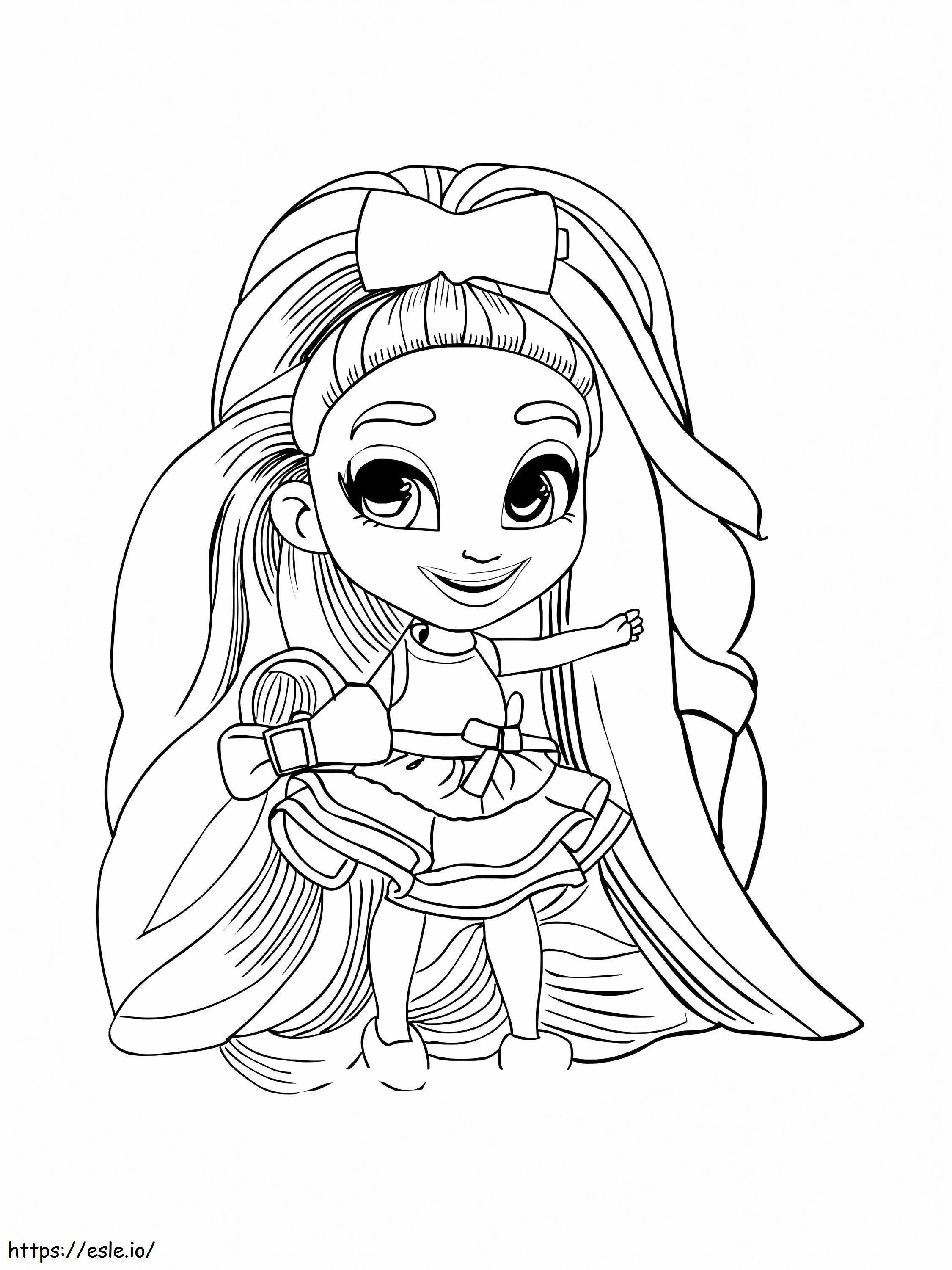 Hairdorables 6 coloring page