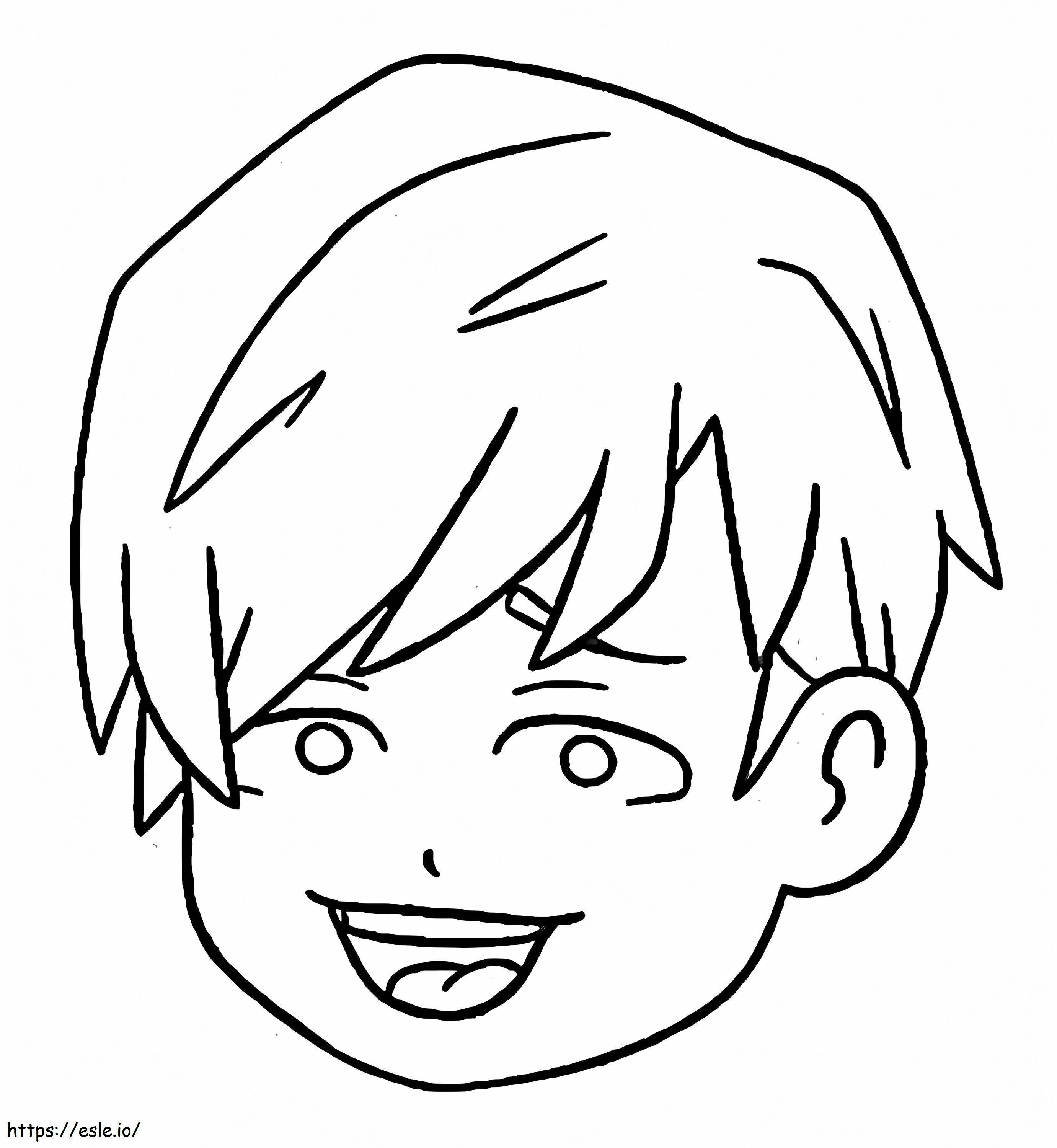 Neito Monomas Face coloring page