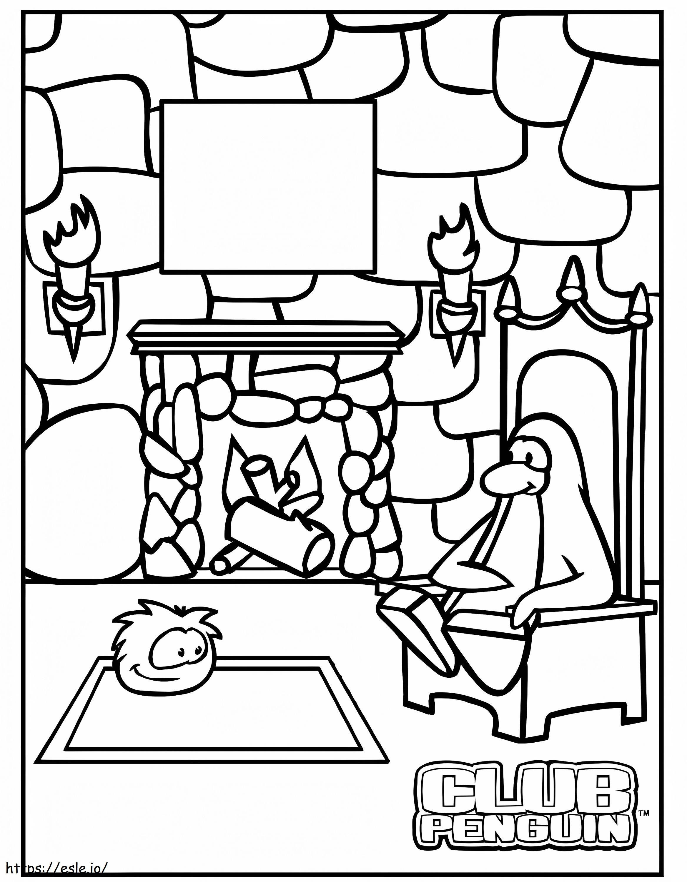 Club Penguin To Print coloring page