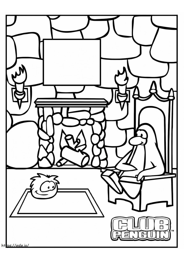 Club Penguin To Print coloring page