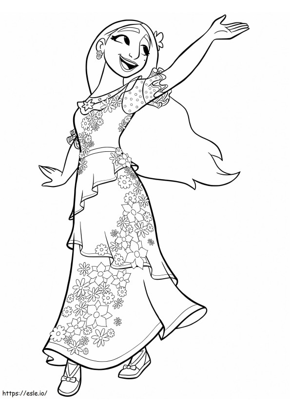 Isabella Of Charm coloring page