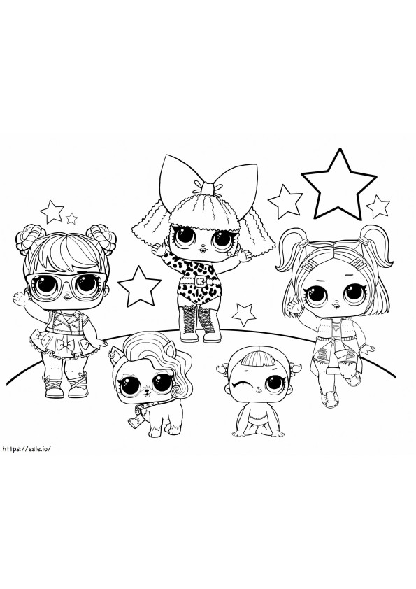 LOL Surprise Doll 1 coloring page