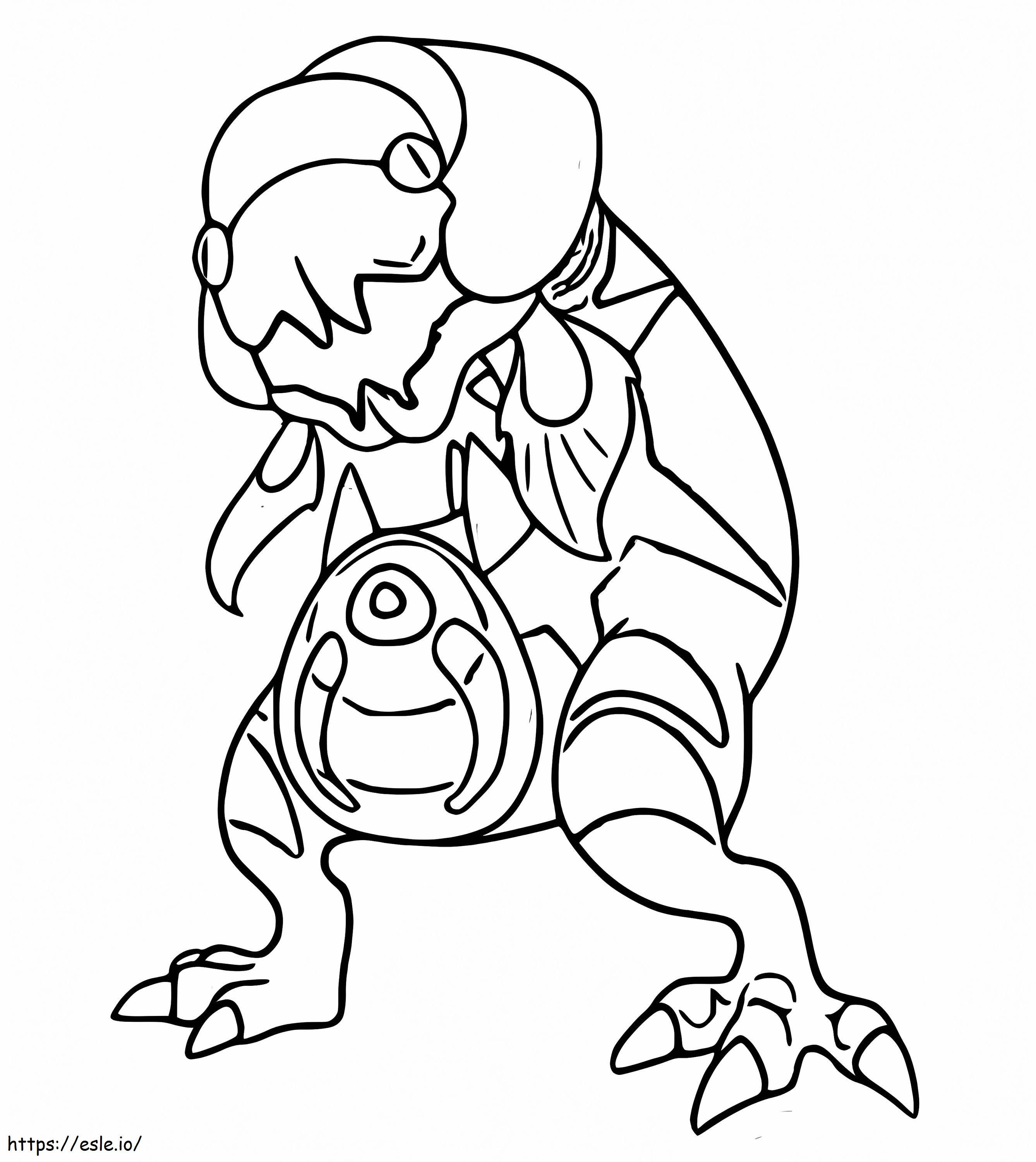 Dracovish Pokemon 2 coloring page