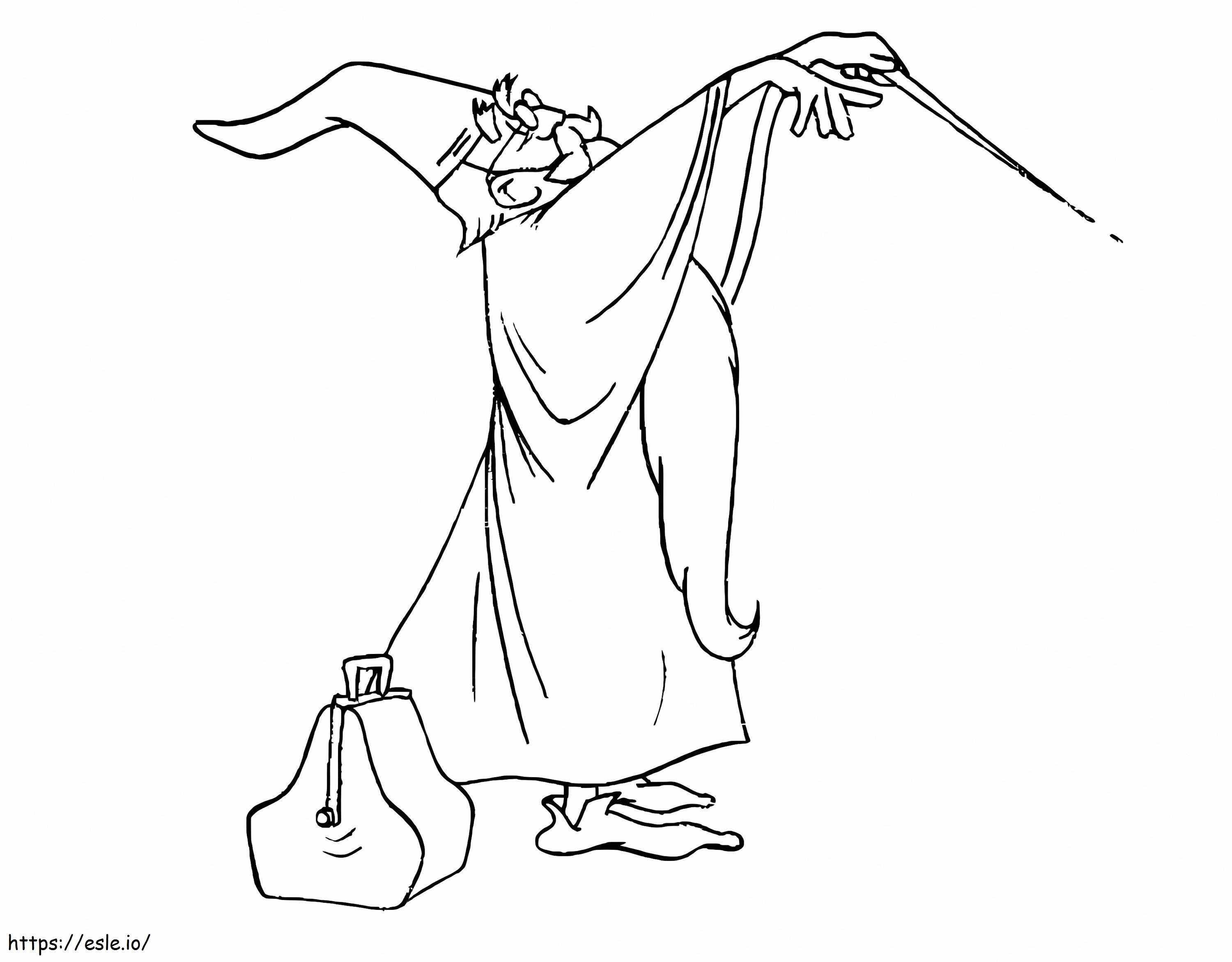 Merlin The Wizard coloring page