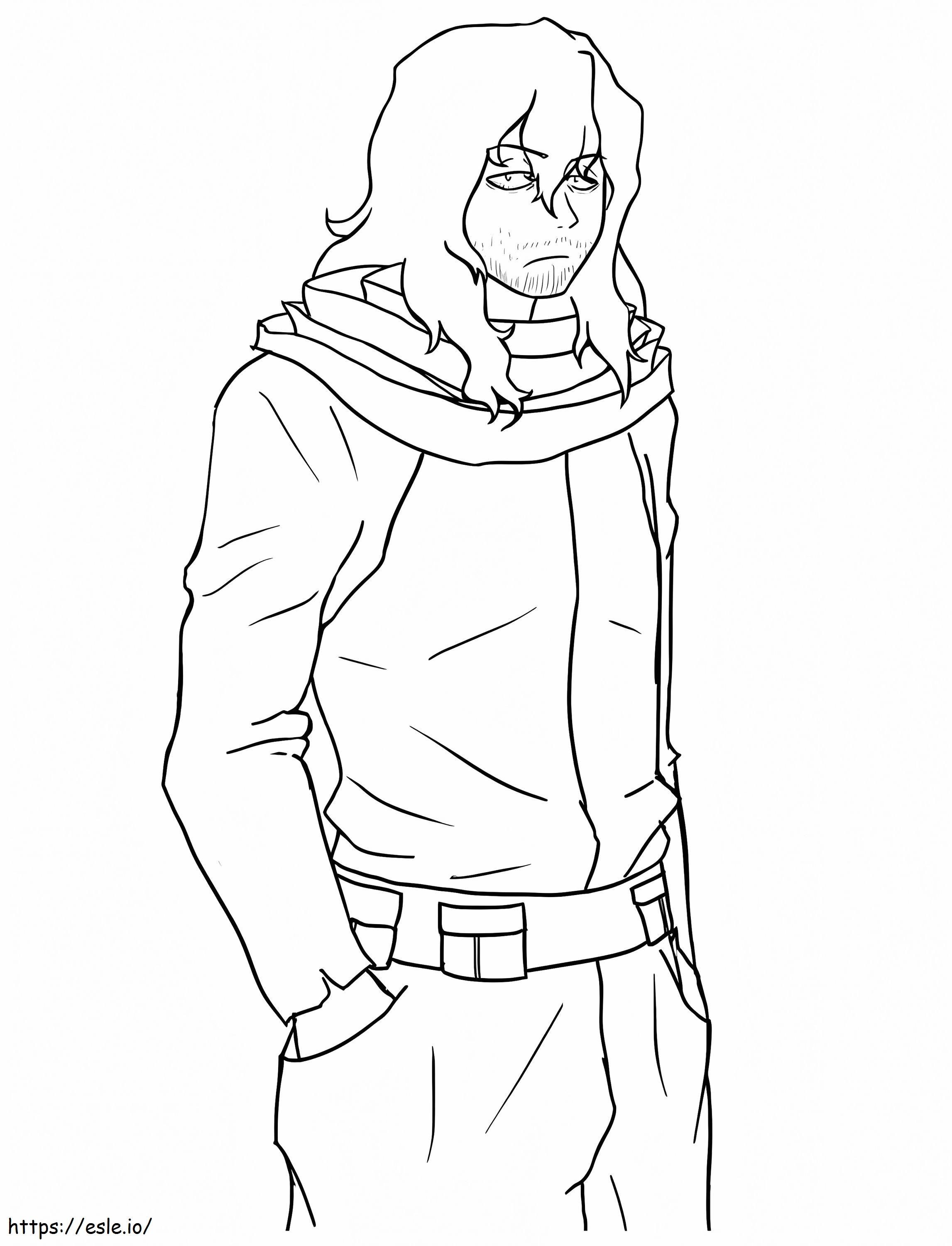 Shota Aizawa My Hero Academia coloring page