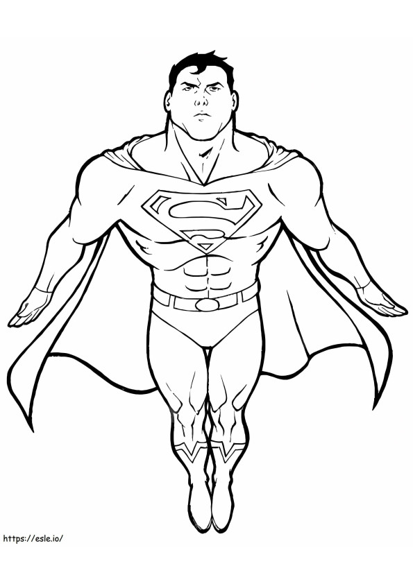 Superman For Kids coloring page