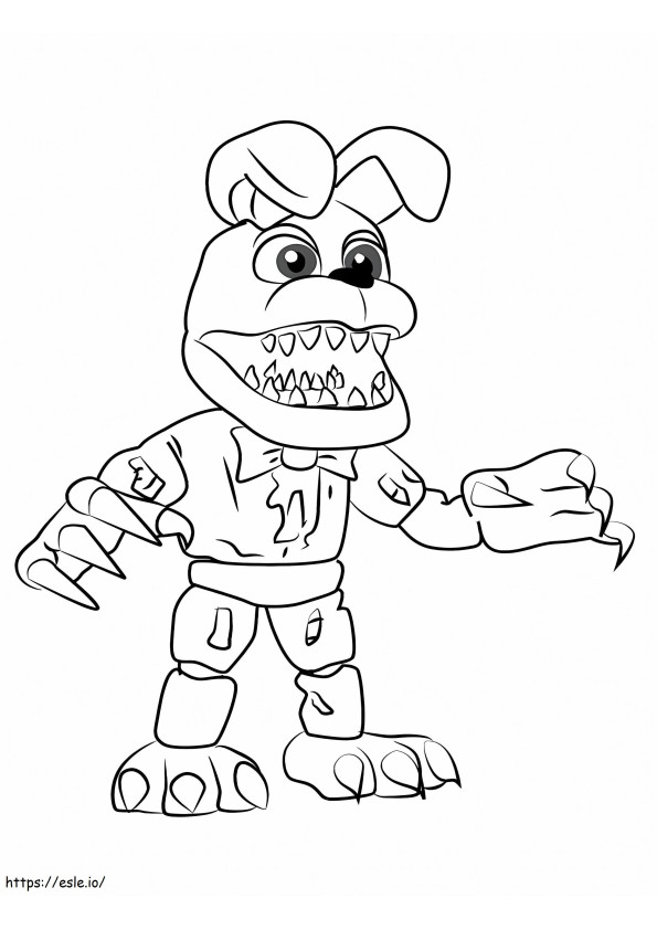 5 Nights At Freddys coloring page