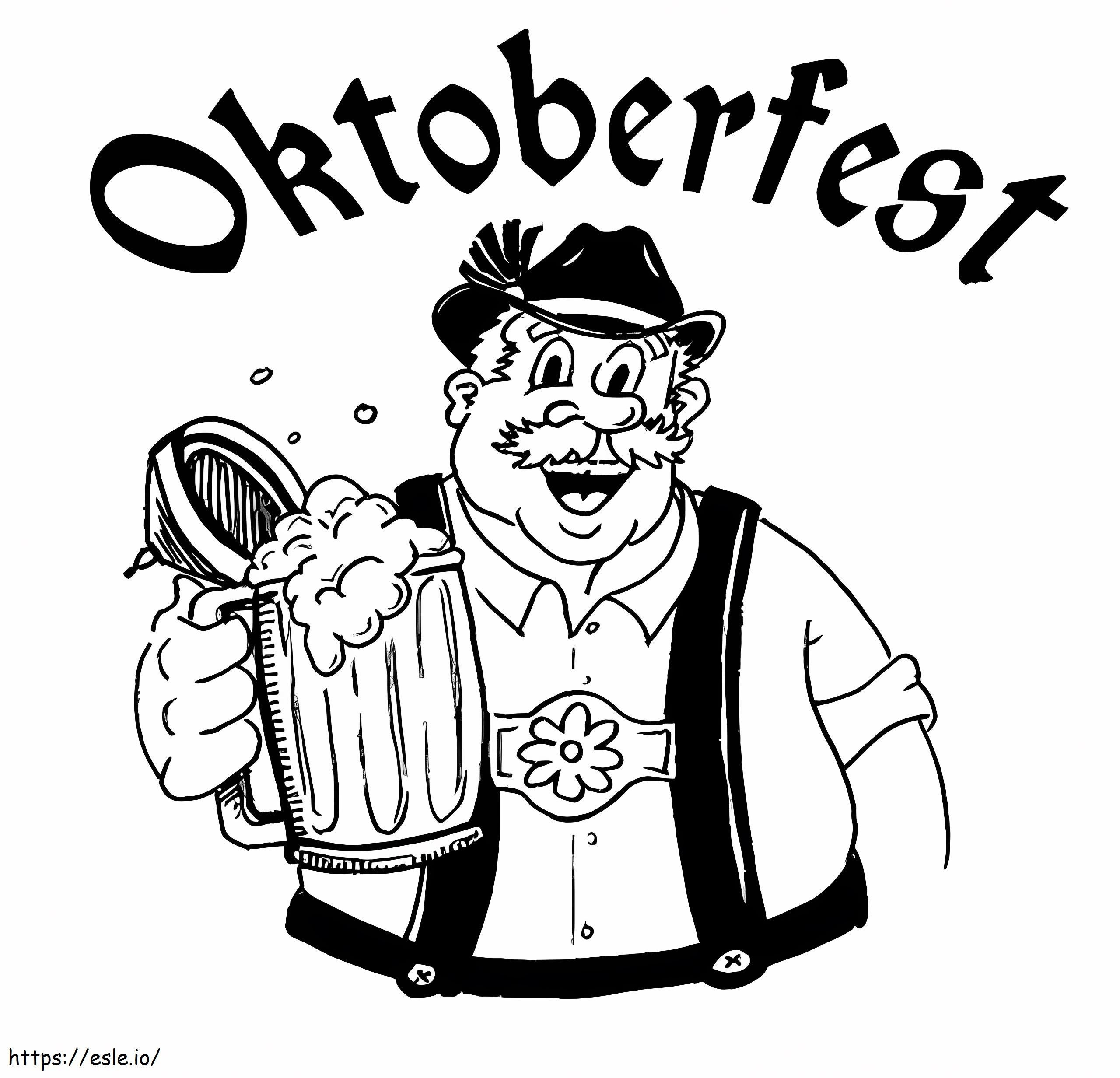 1534556107 Oktoberfest Man A4 coloring page