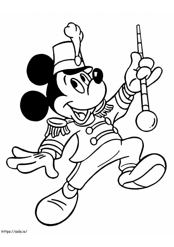 Coloriage Incroyable Mickey à imprimer dessin
