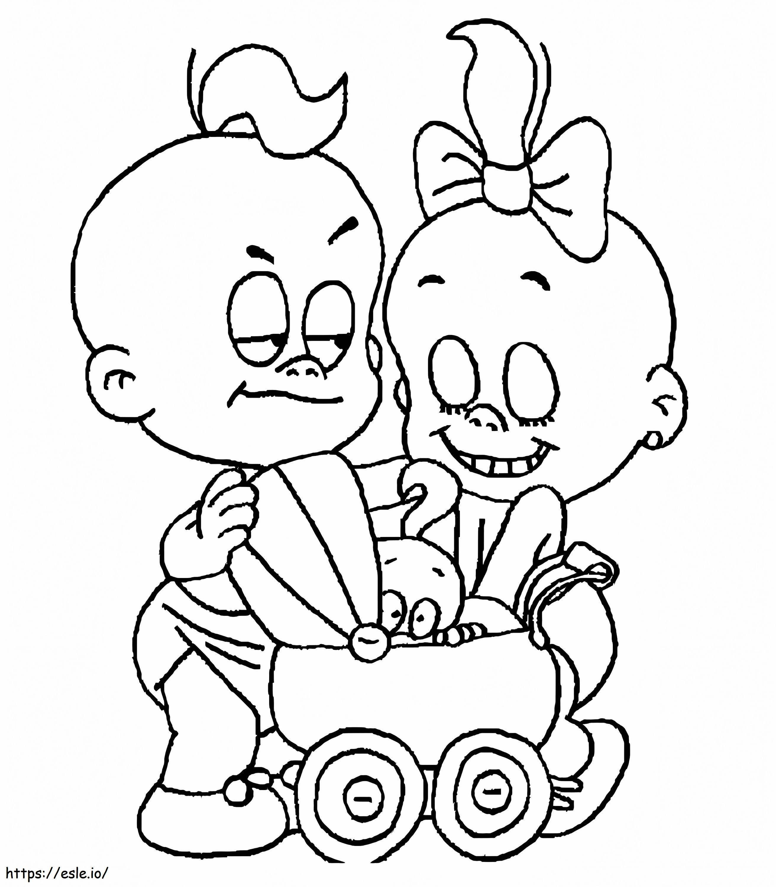 Winnie Diaper 5 coloring page